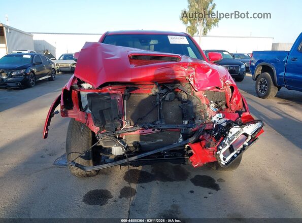 3TYRZ5CN1NT024110 2022 TOYOTA TACOMA Red Սալոնի հետևի տեսք