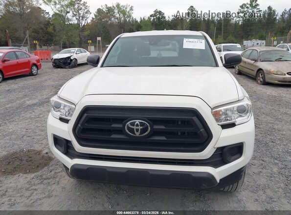 3TYSX5EN1NT016867 2022 TOYOTA TACOMA White Widok zestawu wskaźników