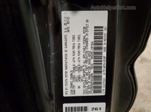 3TYSX5EN2NT016098 2022 TOYOTA TACOMA Серый Вид подкапотного пространства