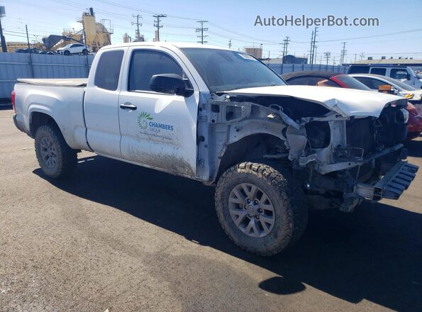 3TYSX5EN6MT004762 2021 TOYOTA TACOMA Белый Передняя правая четверть