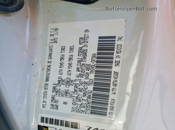 3TYSX5EN6MT004762 2021 TOYOTA TACOMA Белый Вид подкапотного пространства