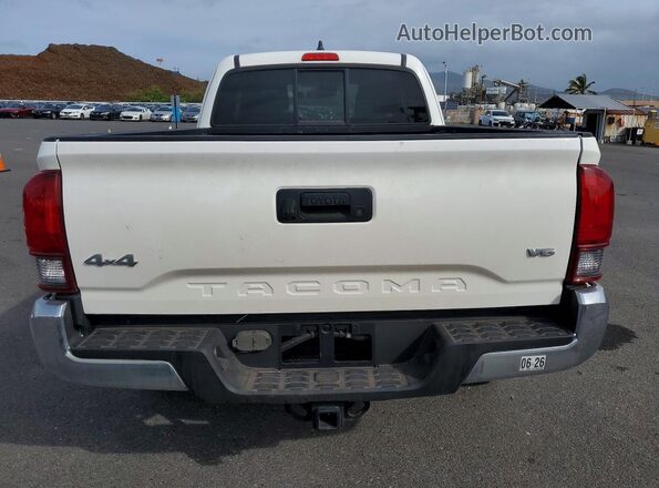 3TYSZ5AN0MT013893 2021 TOYOTA TACOMA White Вид ззаду