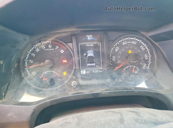 3TYSZ5AN4MT010155 2021 TOYOTA TACOMA Black ხელსაწყოთა პანელის ხედი