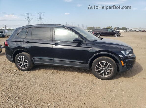 3VV0B7AX8MM102830 2021 VOLKSWAGEN TIGUAN Black Przód prawy