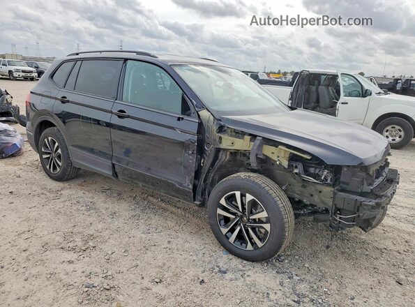 3VV0B7AX9NM121632 2022 VOLKSWAGEN TIGUAN Черный Передняя правая четверть