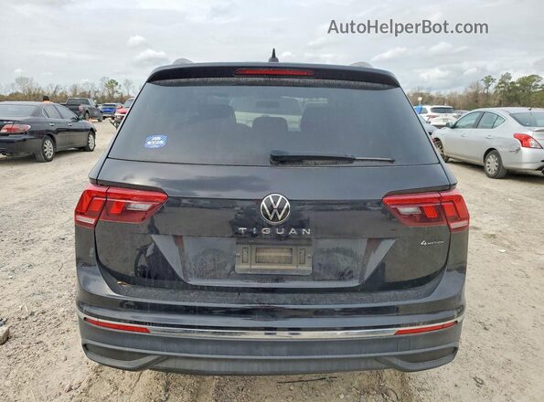 3VV0B7AX9NM121632 2022 VOLKSWAGEN TIGUAN Черный Вид сзади