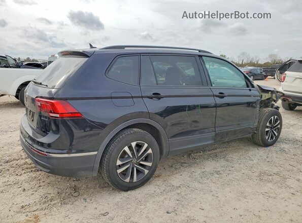 3VV0B7AX9NM121632 2022 VOLKSWAGEN TIGUAN Черный Задняя правая четверть