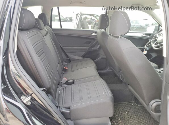 3VV0B7AX9NM121632 2022 VOLKSWAGEN TIGUAN Черный Вид задней части салона