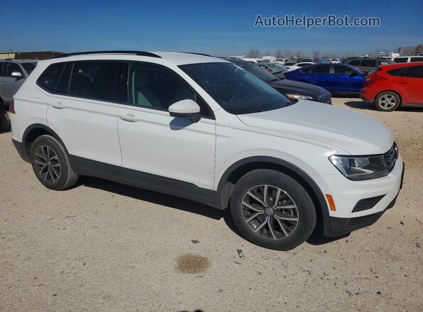 3VV1B7AX0MM033507 2021 VOLKSWAGEN TIGUAN Белый Передняя правая четверть