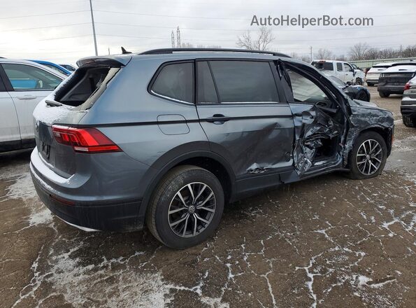 3VV1B7AX3MM133794 2021 VOLKSWAGEN TIGUAN Gray Задня права чверть