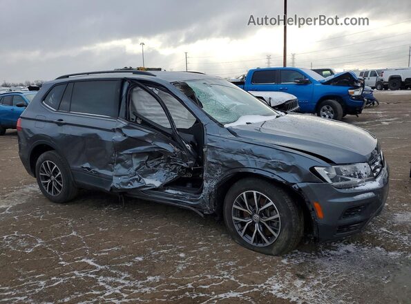 3VV1B7AX3MM133794 2021 VOLKSWAGEN TIGUAN Gray Передня права чверть