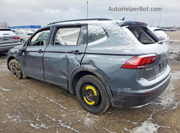 3VV1B7AX3MM133794 2021 VOLKSWAGEN TIGUAN Gray Задня ліва чверть