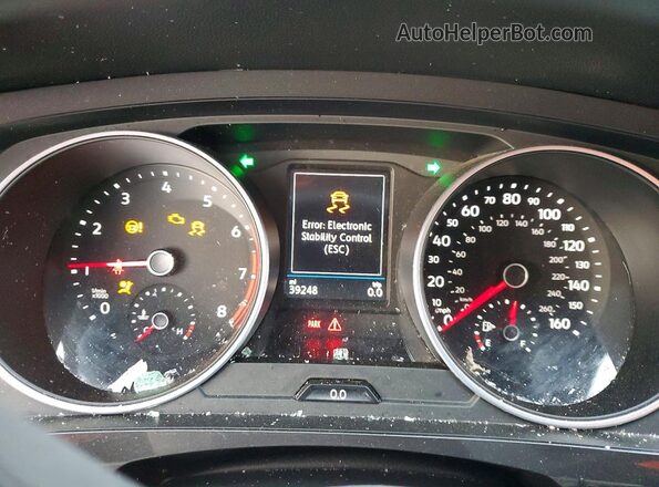 3VV1B7AX3MM133794 2021 VOLKSWAGEN TIGUAN Gray Вид щитка приладів