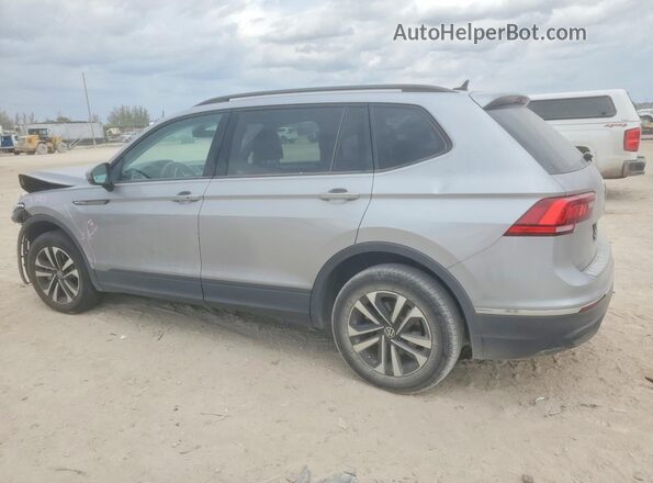 3VV1B7AX4NM009602 2022 VOLKSWAGEN TIGUAN Gray Rear left