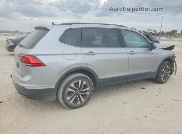 3VV1B7AX4NM009602 2022 VOLKSWAGEN TIGUAN Gray Rear right
