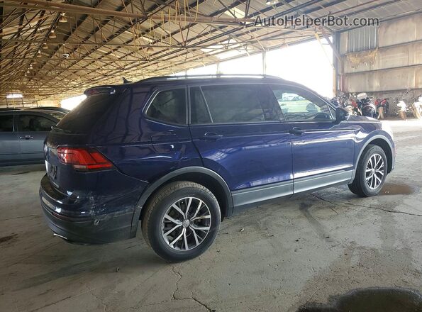 3VV1B7AX6MM056807 2021 VOLKSWAGEN TIGUAN Blue უკანა მარჯვენა