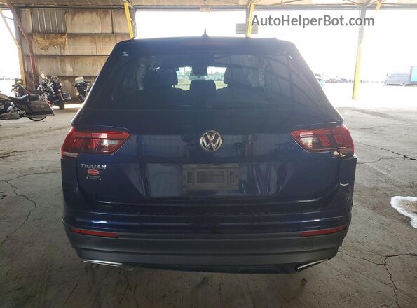 3VV1B7AX6MM056807 2021 VOLKSWAGEN TIGUAN Blue უკანა ხედი