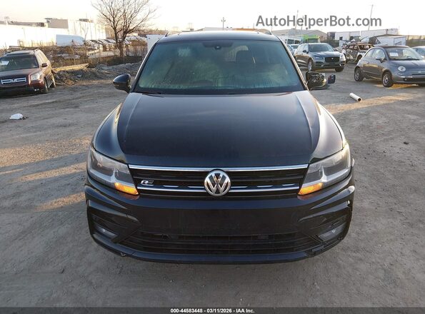 3VV2B7AX0KM079260 2019 VOLKSWAGEN TIGUAN Black წინა პანელის ხედი