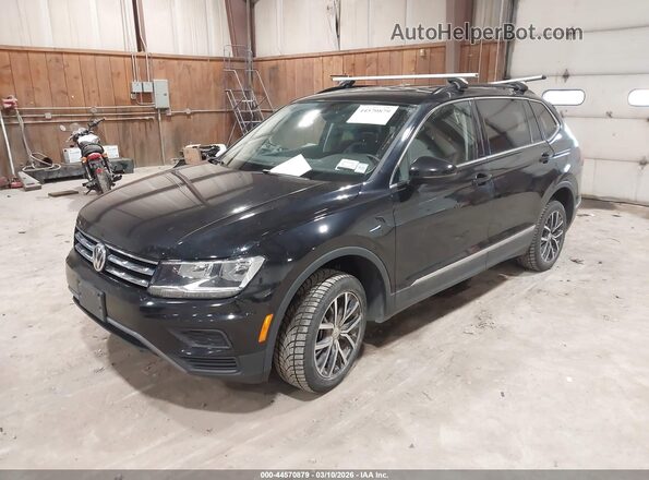 3VV2B7AX3MM085346 2021 VOLKSWAGEN TIGUAN Black Առջևի ձախ երեք քառորդ տեսարան