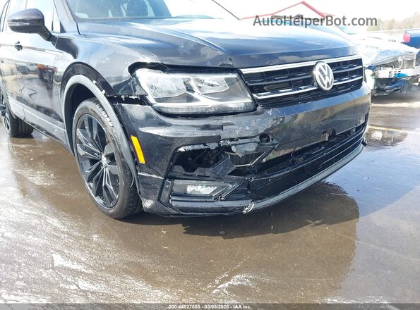 3VV2B7AX3MM097481 2021 VOLKSWAGEN TIGUAN Black Front view