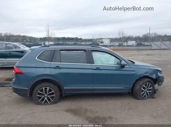 3VV2B7AX4MM128804 2021 VOLKSWAGEN TIGUAN Blue Вид щитка приладів