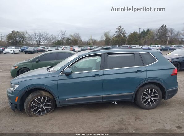 3VV2B7AX4MM128804 2021 VOLKSWAGEN TIGUAN Blue Вид задньої частини салону