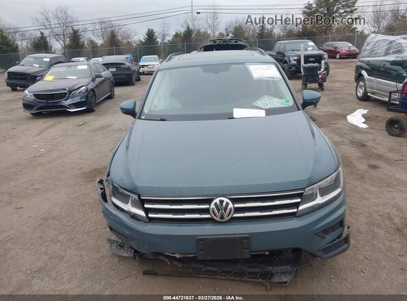 3VV2B7AX4MM128804 2021 VOLKSWAGEN TIGUAN Blue Вид панелі приладів