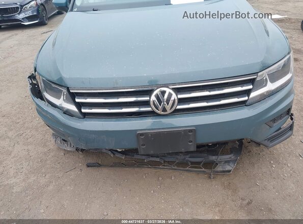 3VV2B7AX4MM128804 2021 VOLKSWAGEN TIGUAN Blue Вид спереду