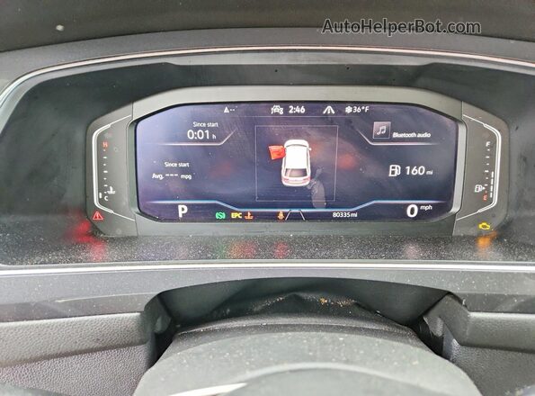 3VV2B7AX5MM029215 2021 VOLKSWAGEN TIGUAN Gray ხელსაწყოთა პანელის ხედი