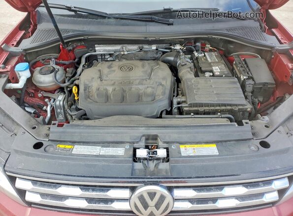 3VV2B7AX6MM025142 2021 VOLKSWAGEN TIGUAN Red Շարժիչի բաժամունքի տեսք