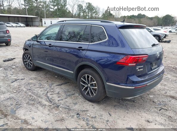 3VV2B7AX9MM002776 2021 VOLKSWAGEN TIGUAN Blue Rear left