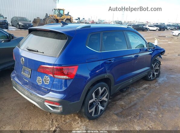 3VV2X7B21PM305527 2023 VOLKSWAGEN TAOS Blue Tył prawy