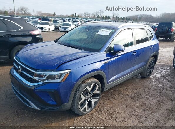 3VV2X7B21PM305527 2023 VOLKSWAGEN TAOS Blue Przód lewy