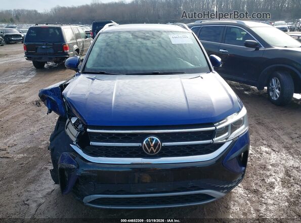 3VV2X7B21PM305527 2023 VOLKSWAGEN TAOS Blue Widok wnętrza z tyłu