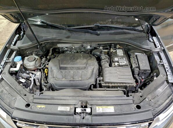 3VV3B7AX0MM006235 2021 VOLKSWAGEN TIGUAN Charcoal ძრავის განყოფილების ხედი