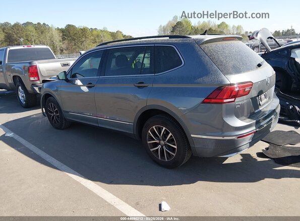 3VV3B7AX2JM214368 2018 VOLKSWAGEN TIGUAN Gray Trasero izquierdo