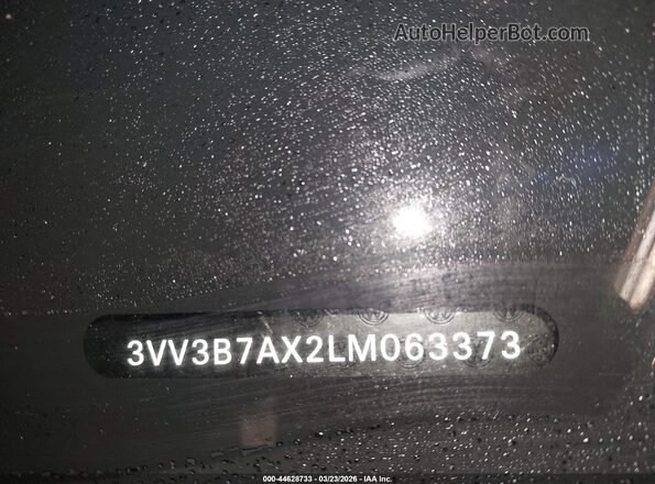 3VV3B7AX2LM063373 2020 VOLKSWAGEN TIGUAN Silver 