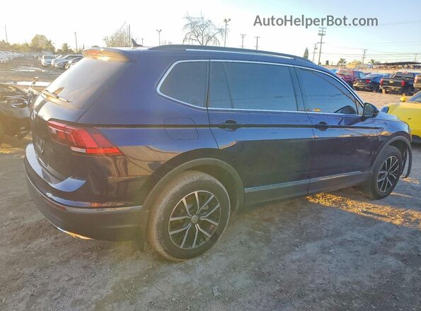 3VV3B7AX2MM126652 2021 VOLKSWAGEN TIGUAN Blue უკანა მარჯვენა