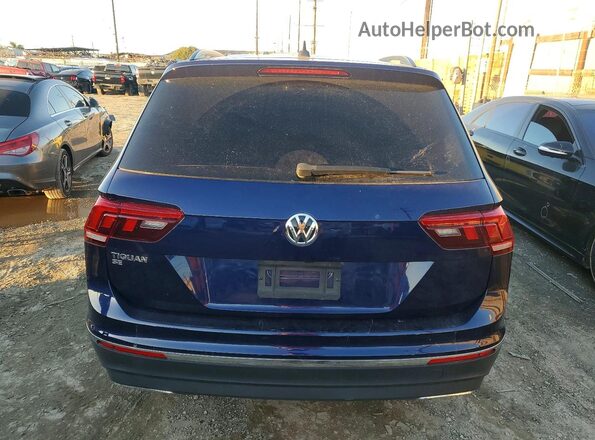 3VV3B7AX2MM126652 2021 VOLKSWAGEN TIGUAN Blue უკანა ხედი