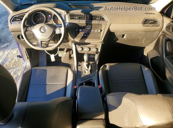 3VV3B7AX2MM126652 2021 VOLKSWAGEN TIGUAN Blue წინა პანელის ხედი