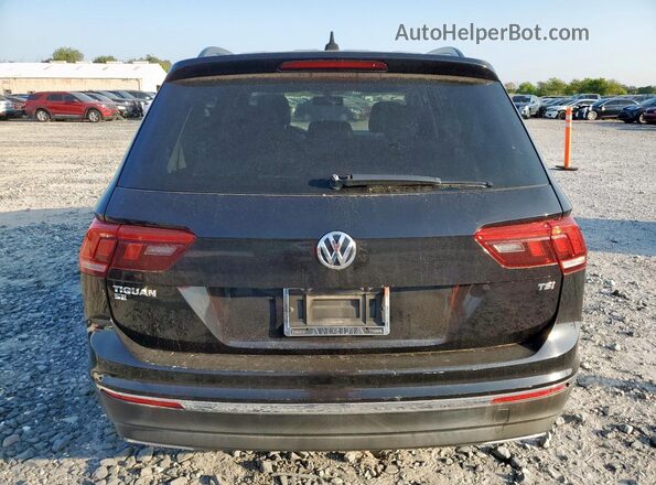 3VV3B7AX4JM106589 2018 VOLKSWAGEN TIGUAN Black უკანა ხედი