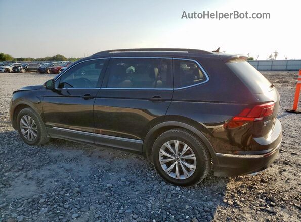 3VV3B7AX4JM106589 2018 VOLKSWAGEN TIGUAN Black უკანა მარცხენა