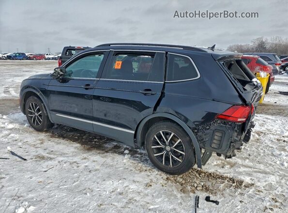 3VV3B7AX5MM105259 2021 VOLKSWAGEN TIGUAN Black Tył lewy