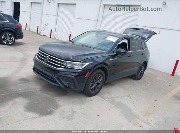 3VV3B7AX5NM055528 2022 VOLKSWAGEN TIGUAN Black Przód lewy