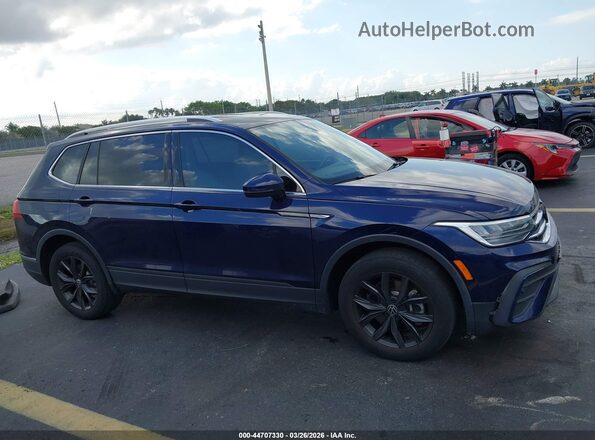 3VV3B7AX5PM056875 2023 VOLKSWAGEN TIGUAN Blue Rear interior view