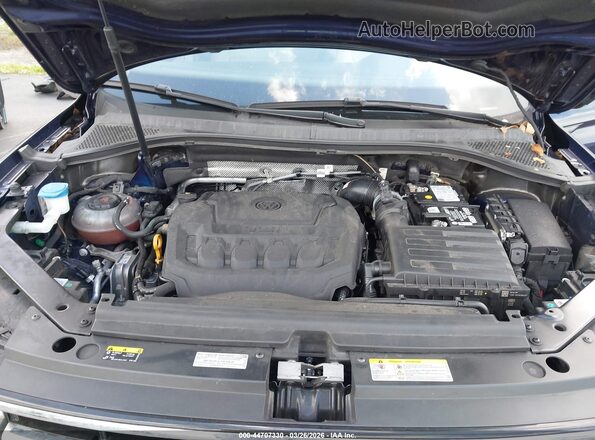 3VV3B7AX5PM056875 2023 VOLKSWAGEN TIGUAN Blue Rear view
