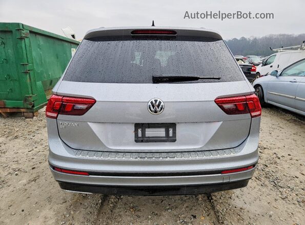 3VV3B7AX6MM091419 2021 VOLKSWAGEN TIGUAN Silver Rear view