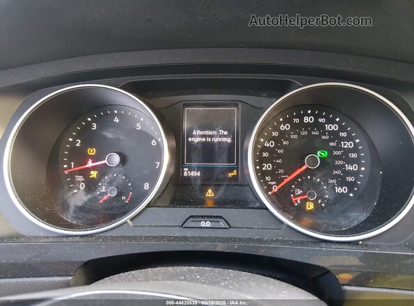 3VV3B7AX7LM101860 2020 VOLKSWAGEN TIGUAN Black უკანა სავარძლების ხედი