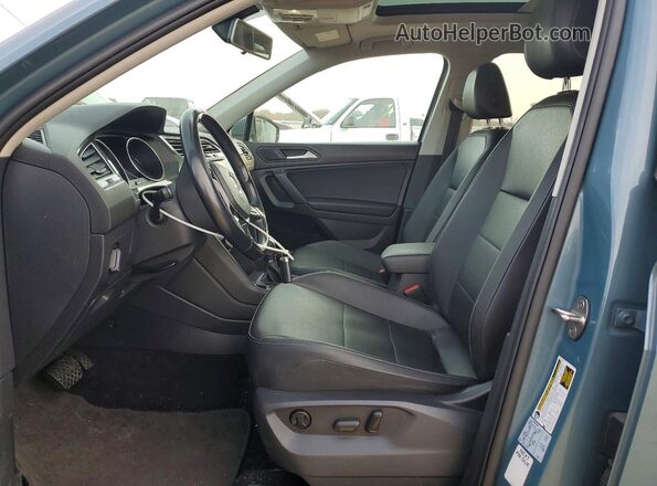 3VV3B7AX8KM201433 2019 VOLKSWAGEN TIGUAN Teal 