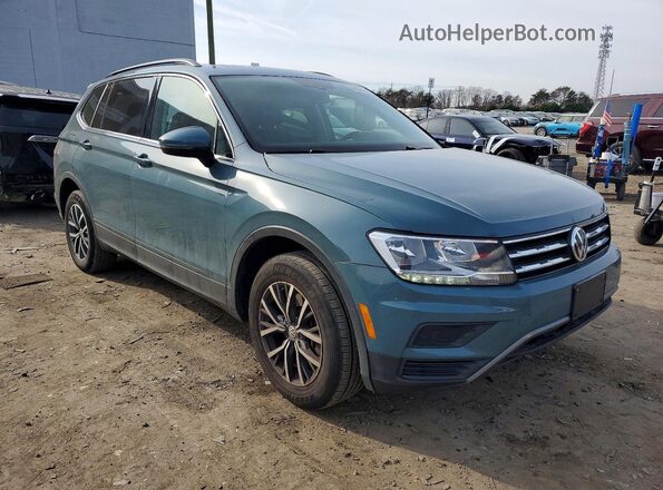 3VV3B7AX8KM201433 2019 VOLKSWAGEN TIGUAN Teal 